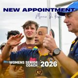 New appointment: Mannie di Parsia Womens Senior Coach 2026